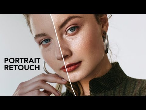 How to Retouch a Portrait from Start to Finish Using Frequency Separation