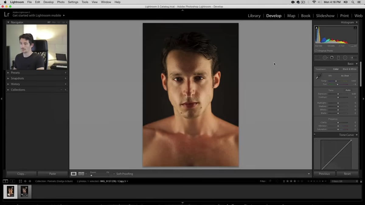Creating a virtual copy in Lightroom&rsquo;s Library module