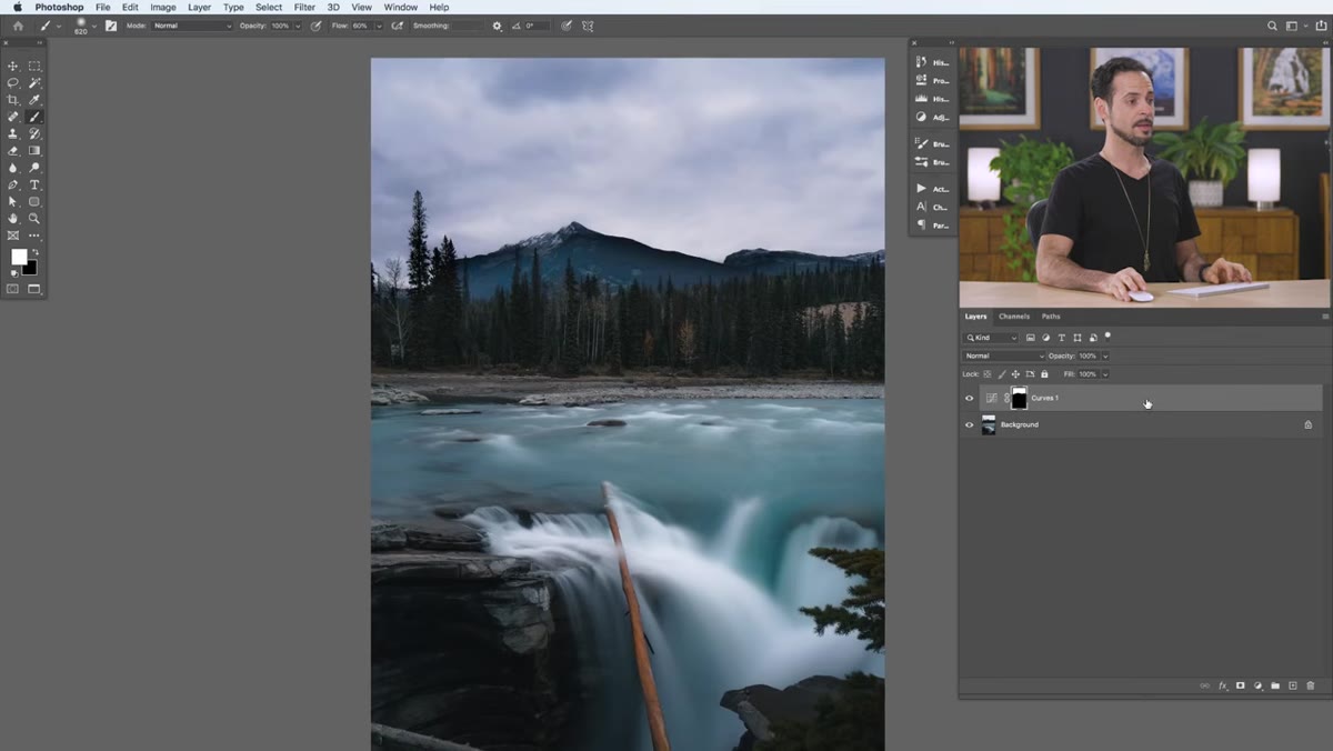 Layer Style dialog open showing Blend If sliders under This Layer