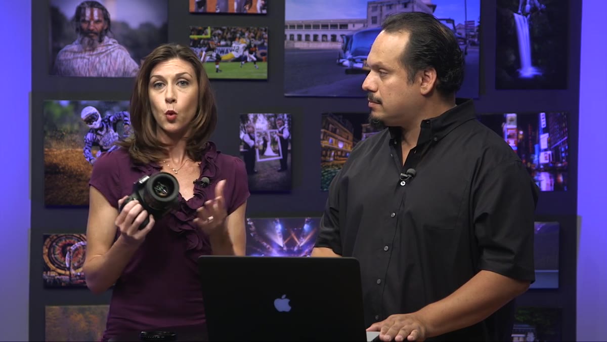 Wide aperture lens setting for cinematic shallow depth of field