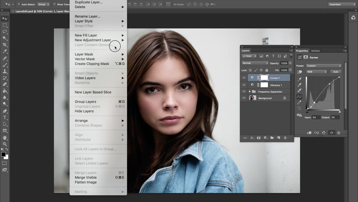 Gradient Map dialog with Metals preset selected