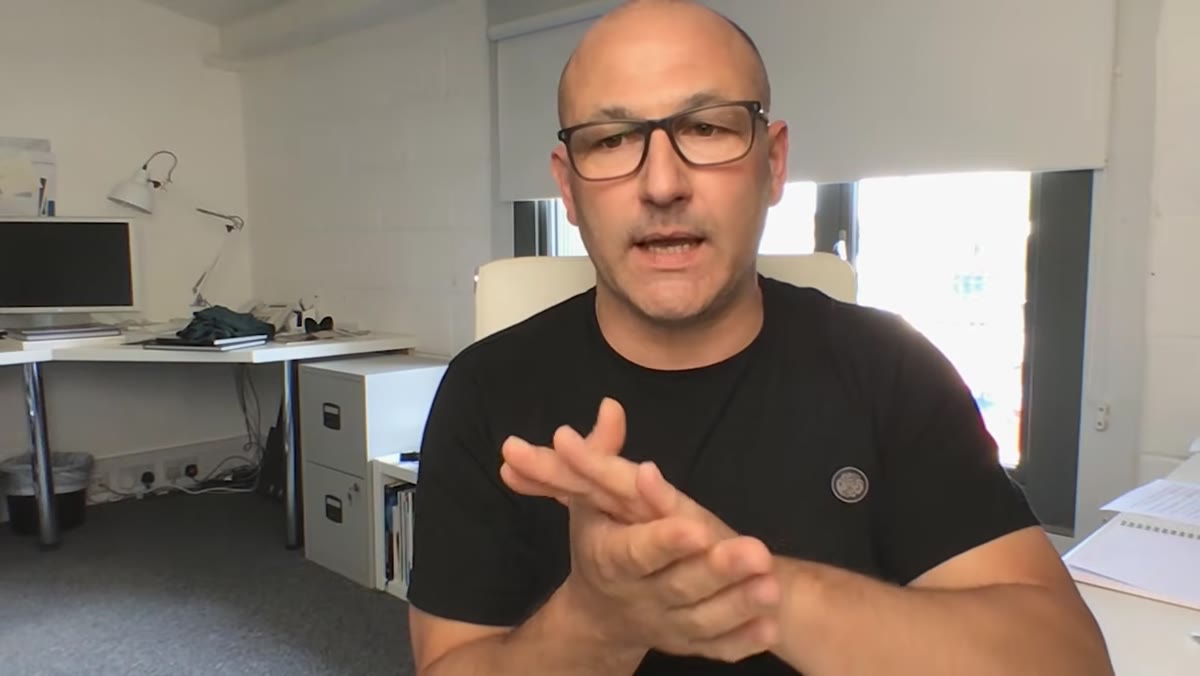 Instructor explaining that lighting is governed by physics