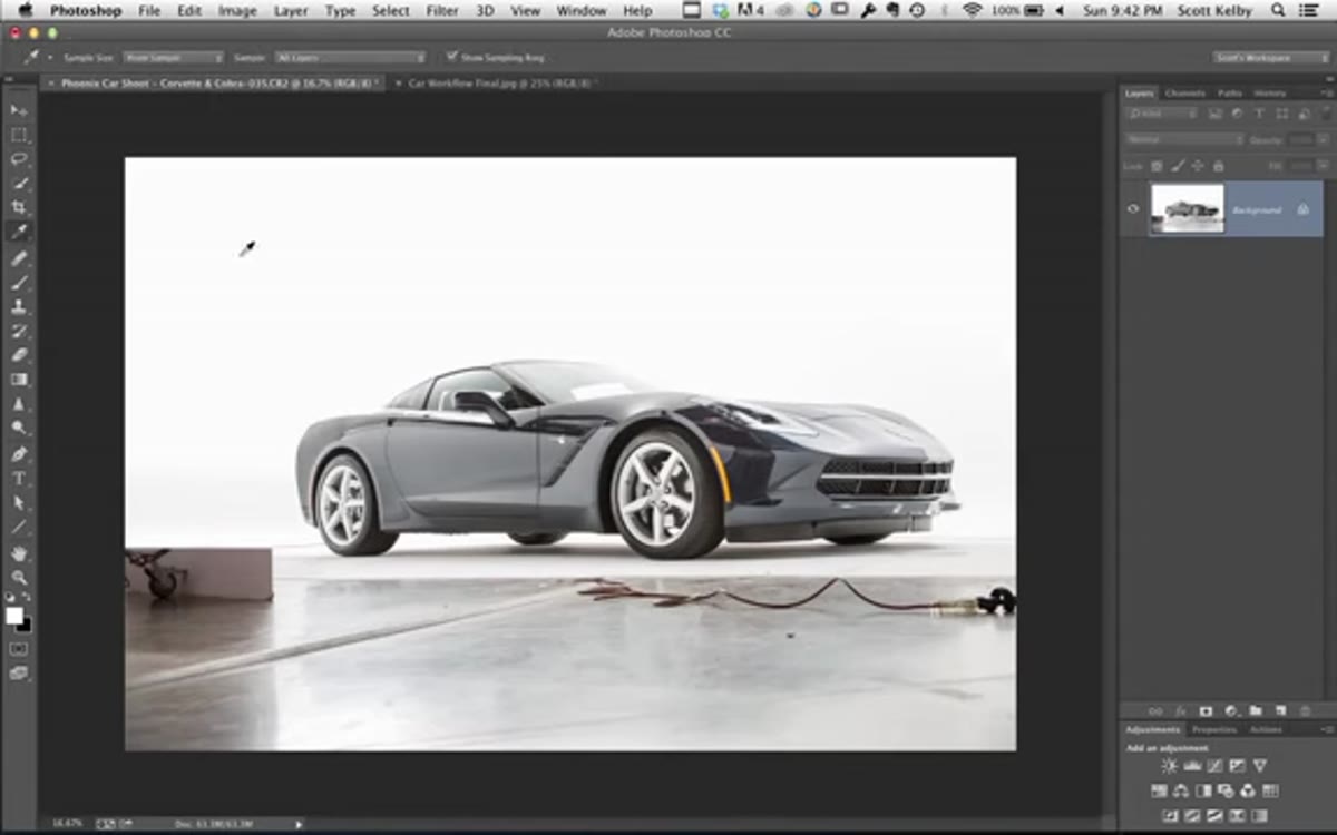 Canvas Size dialog open, space being added to one side