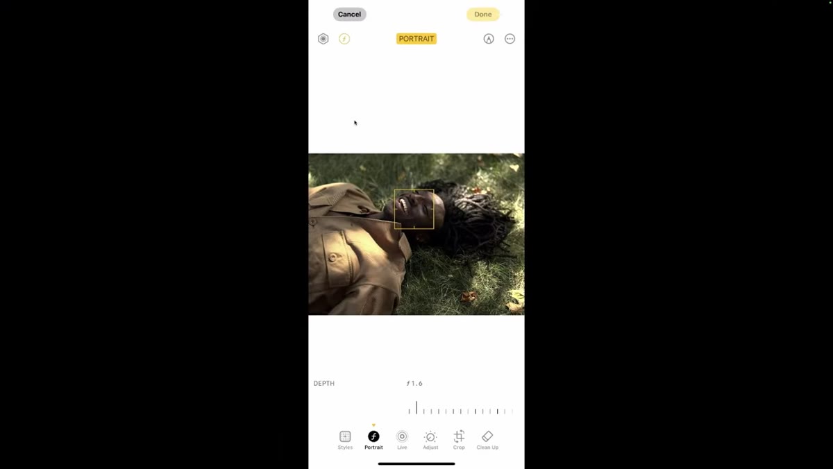 Edit panel open, styles option visible at bottom of screen