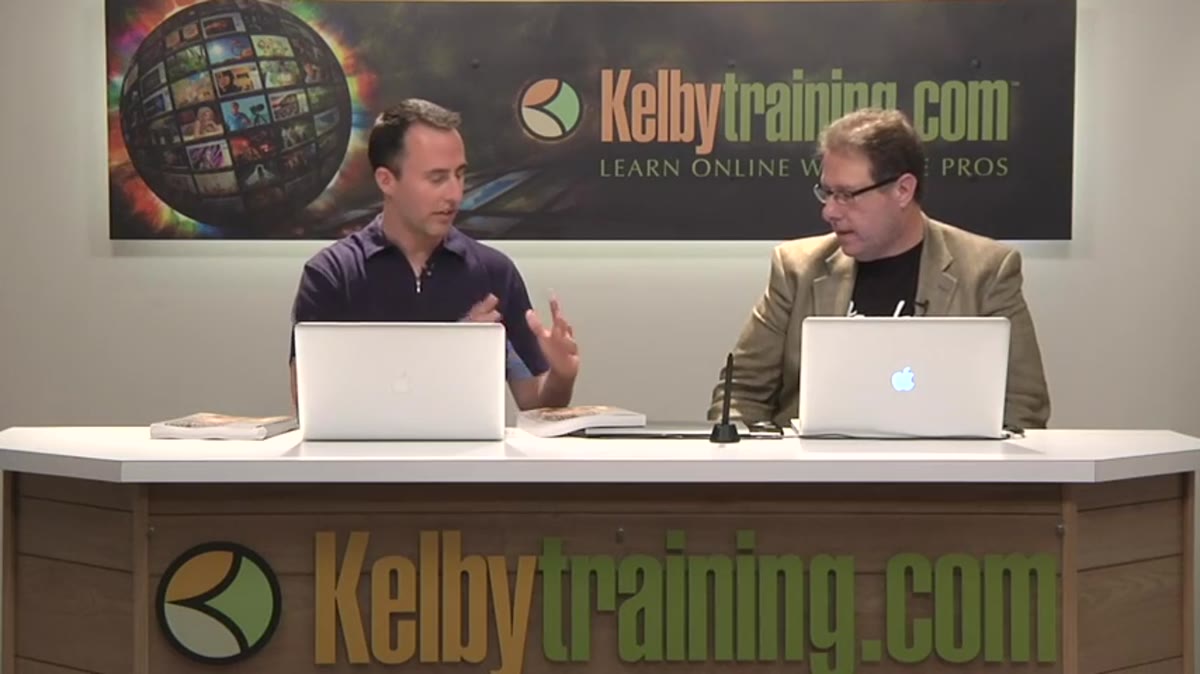 Scott Kelby explaining chapter breakdown by facial feature