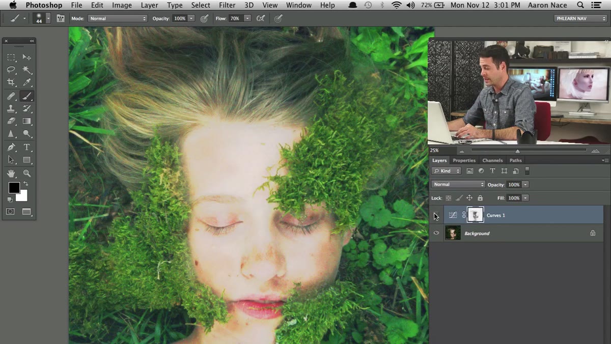Second Curves layer being created for highlights correction