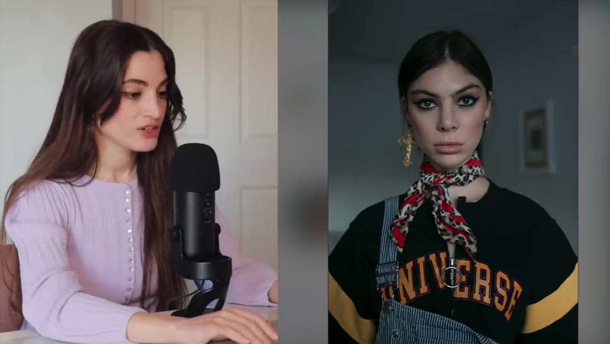 Comparison showing eye brightening in ten-dollar retouch