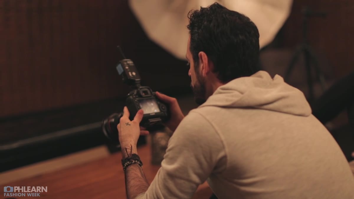 Comparing backlit shot to a misfired flash version on screen